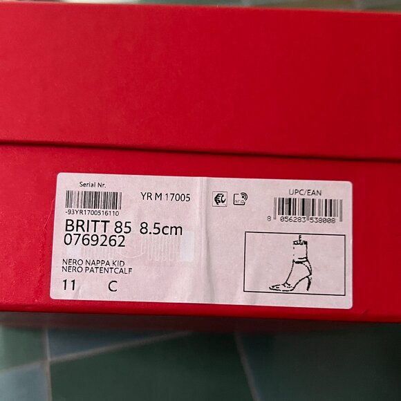 Ferragamo Britt Mid-calf Stiletto Boots - Pointed Toe Black - US 11 / EU 41 NIB - Picture 7 of 12